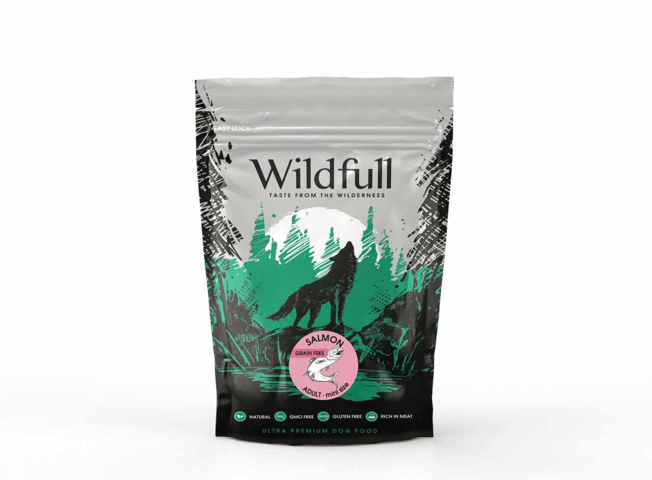 Wildfull Adult Mini - Hrana uscata ultra-premium - Somon - 500g