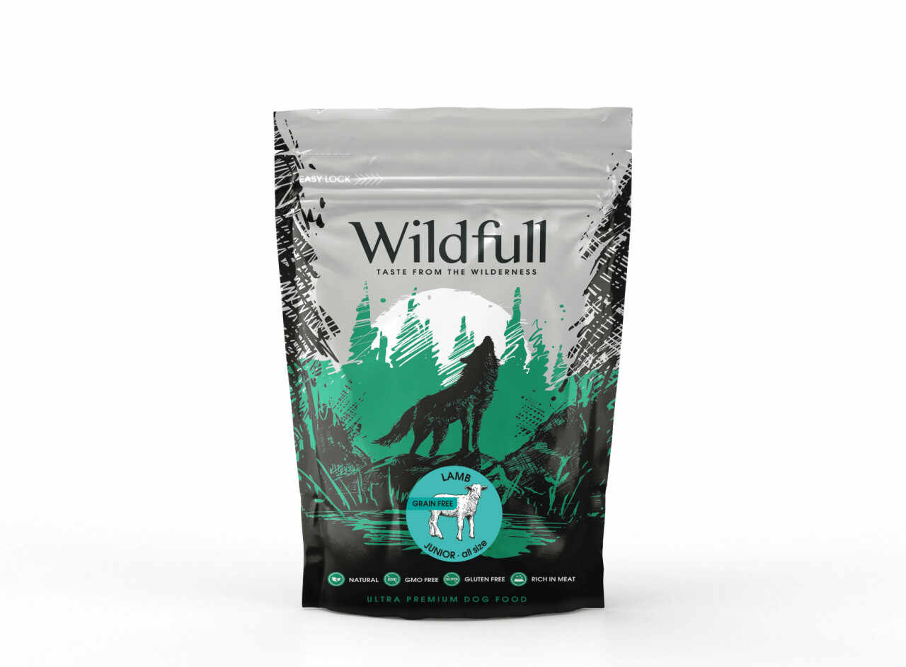 Wildfull Junior Mediu-Maxi - Hrana uscata ultra-premium - Miel - 700g
