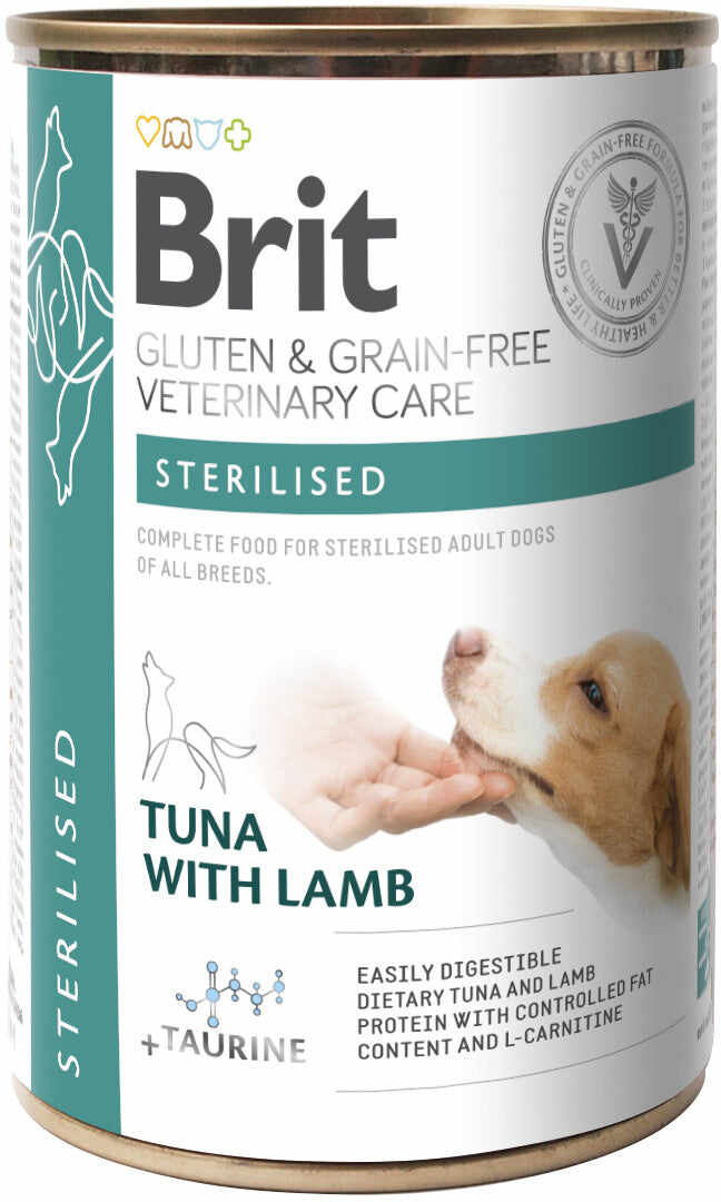 BRIT VD Sterilised Conservă pentru câini sterilizaţi 400g
