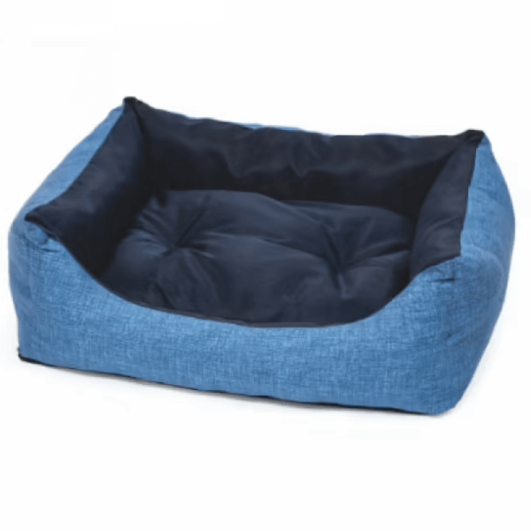 Culcus pentru caini Leopet Rodi Blue-Light Blue 70x85cm