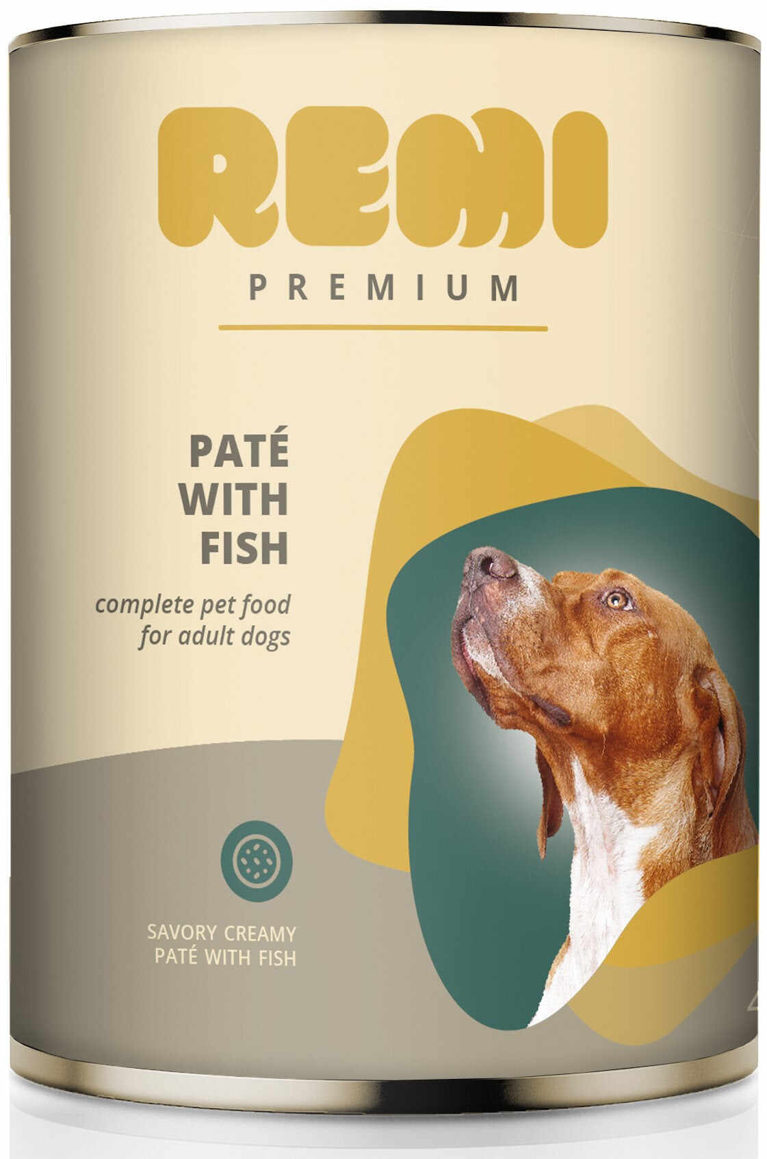 REMI Premium Conservă pentru câini, pate cu Peşte 400g