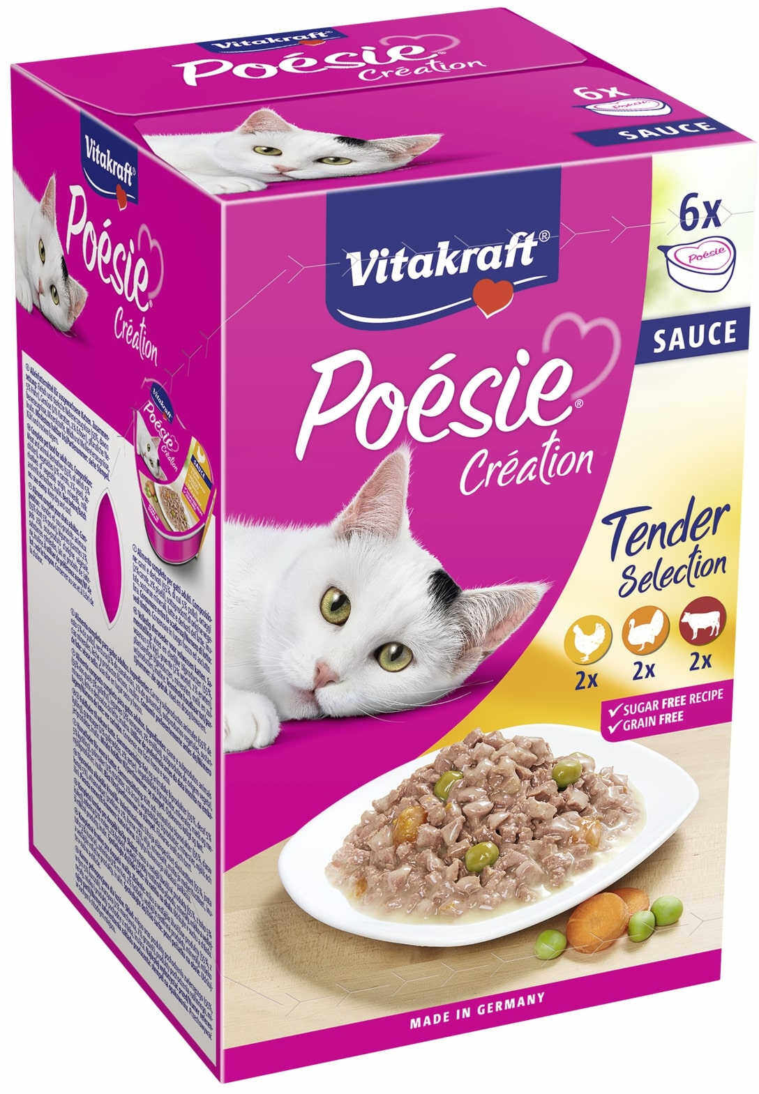 VITAKRAFT Posie Sauce Bol pentru pisici în Sos, pachet 6x85g