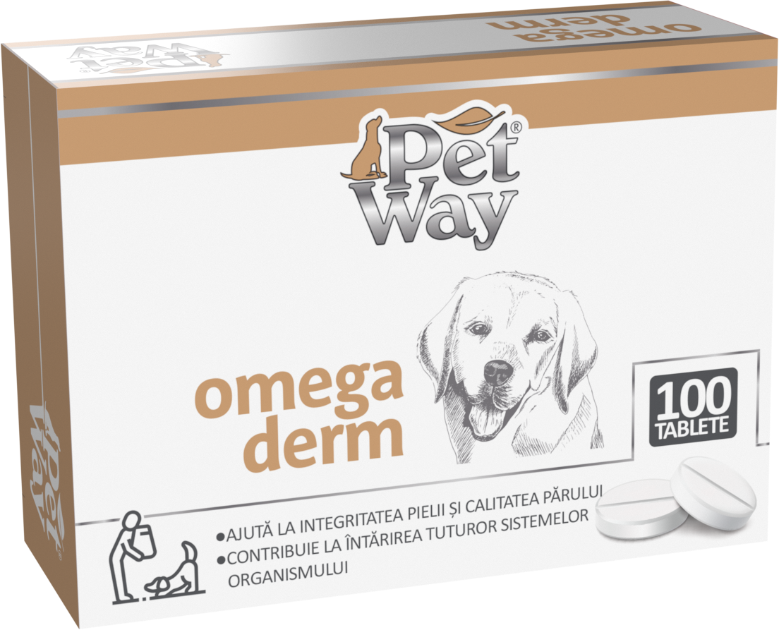 PetWay Omega Derm, 100 tablete