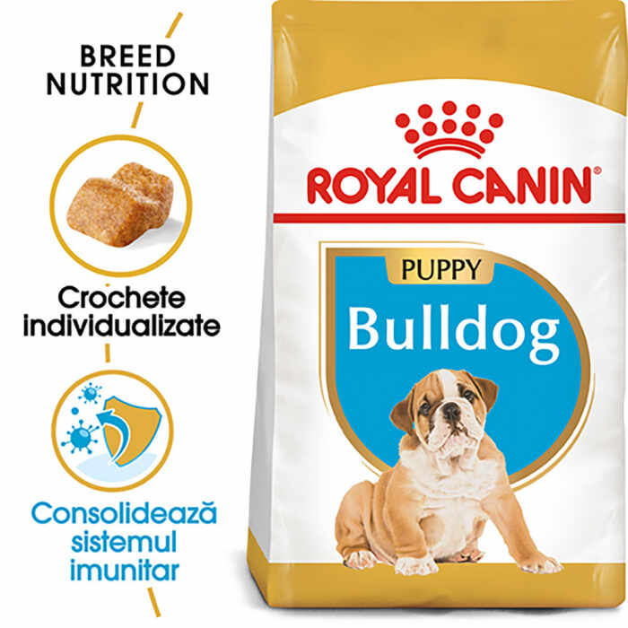 Royal Canin Bulldog Puppy hrana uscata caine junior, 3 kg