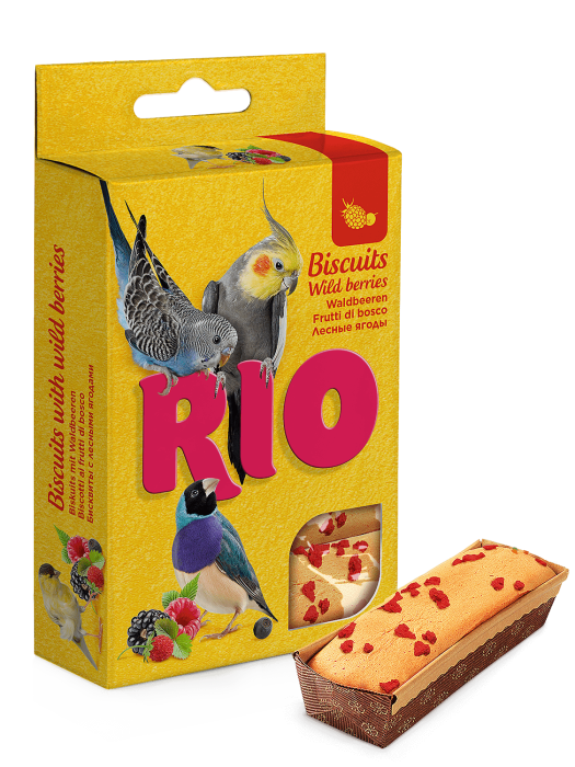 Biscuiti cu fructe de padure pentru toate tipurile de pasari, Rio, 22190