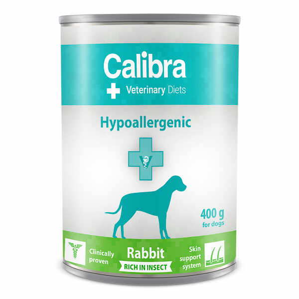 Calibra VD Dog Can Hypoallergenic Rabbit & Insect 400 g