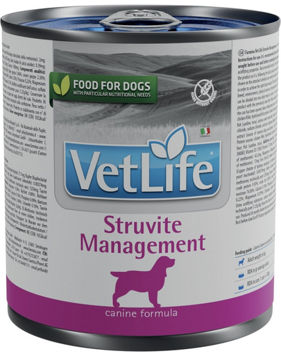 FARMINA Vet Life Natural Diet Dog Struvite Management 300 g pentru caini