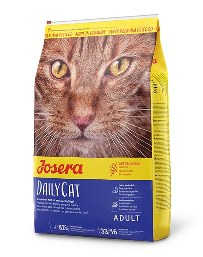 JOSERA Daily Cat hrana uscata fara cereale pentru pisici adulte 10 kg