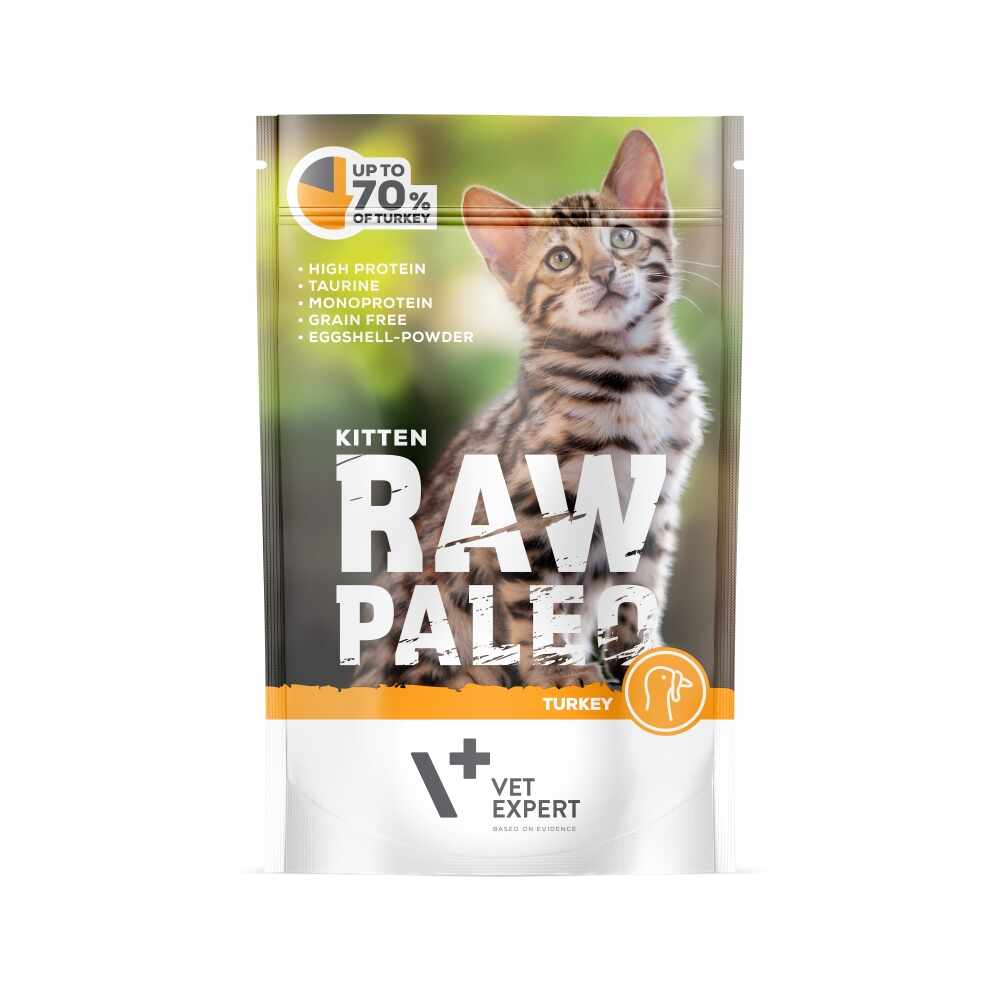 Raw Paleo Kitten, curcan 100 g