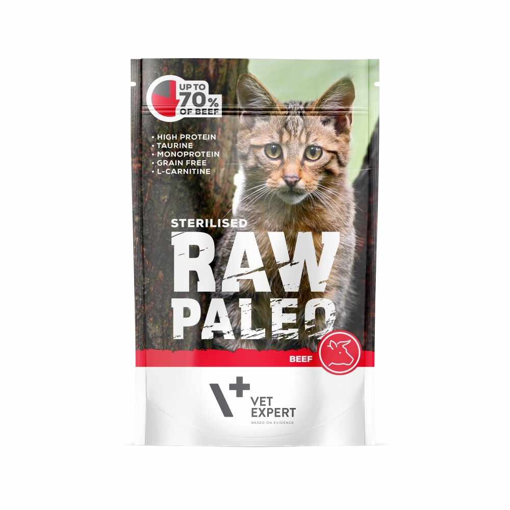 Raw Paleo Sterilised Cat, vita 100 g
