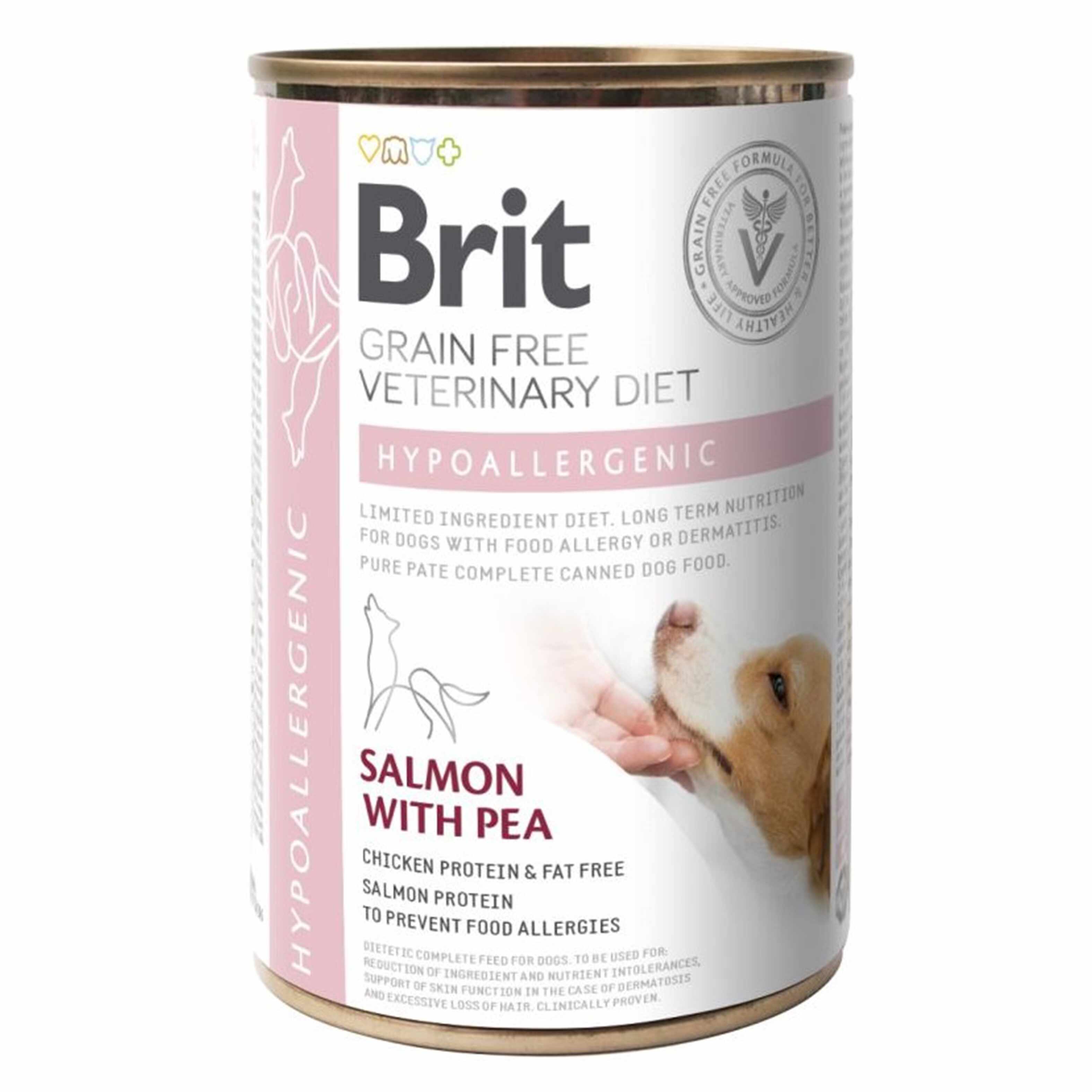 Brit GF Veterinary Diets Dog Hypoallergenic, 400 g