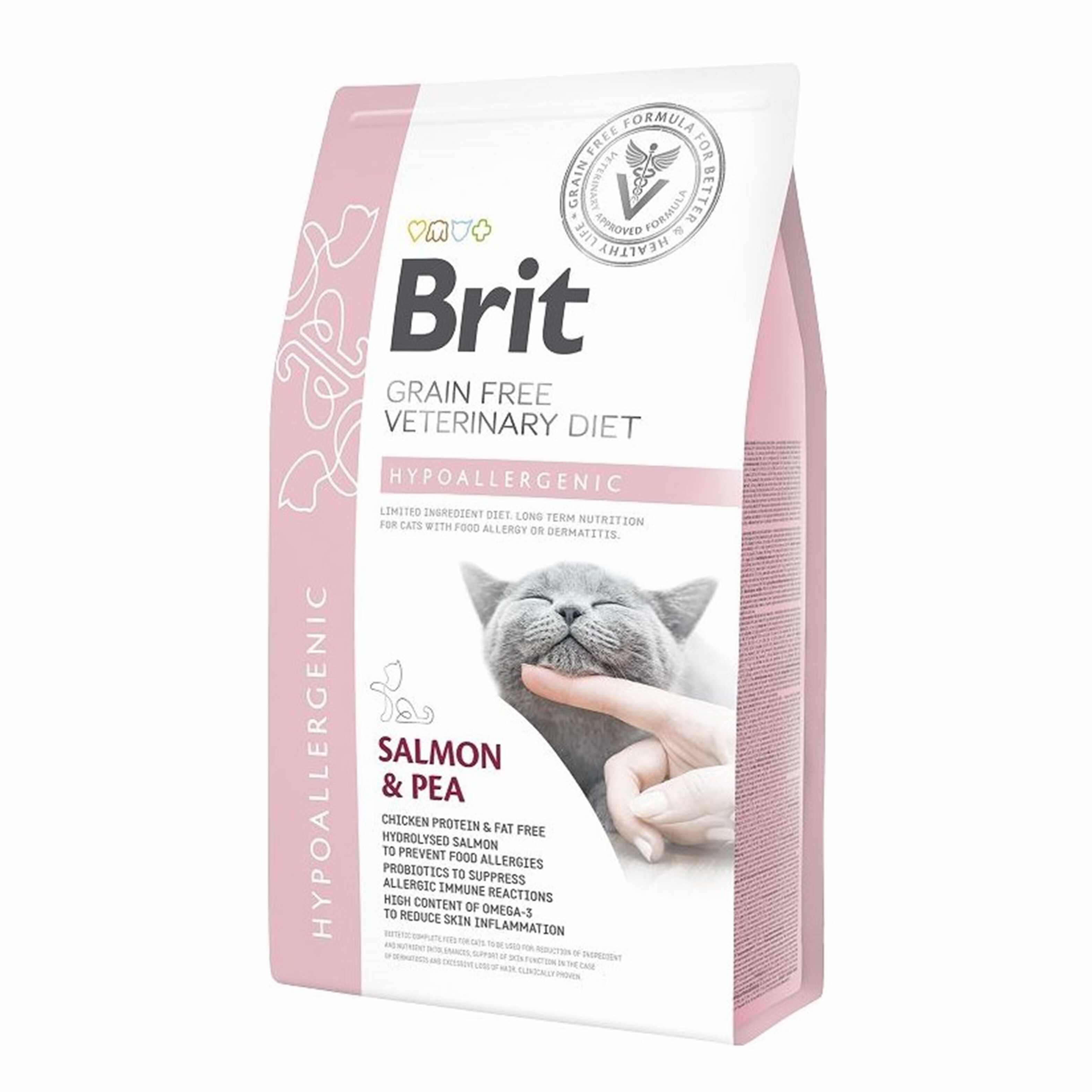 Brit Grain Free Veterinary Diets Cat Hypoallergenic, 5 kg