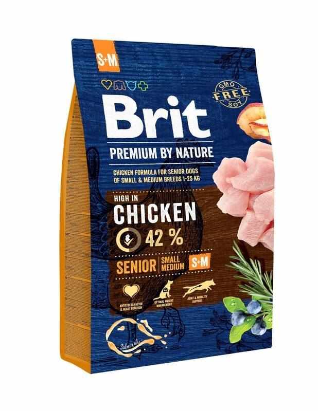 Brit Premium By Nature Senior S plus M, 1 kg