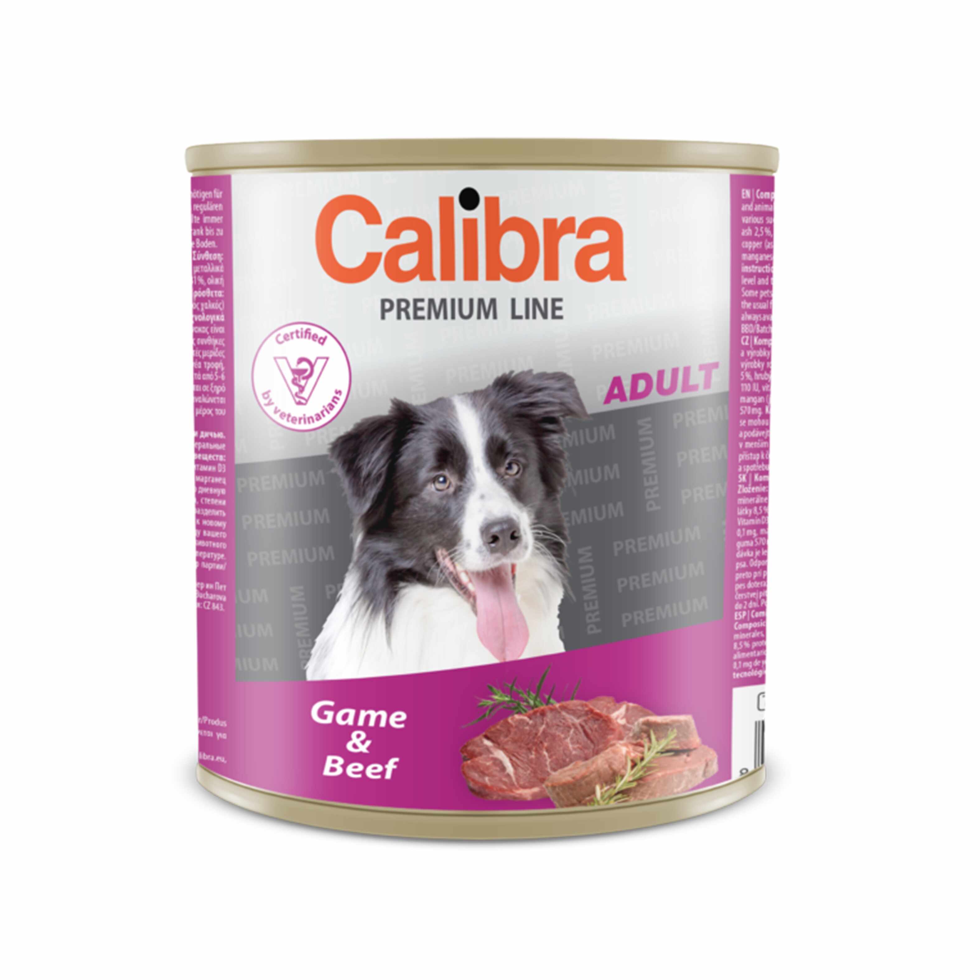 Calibra Premium Adult Game and Beef, 800 g