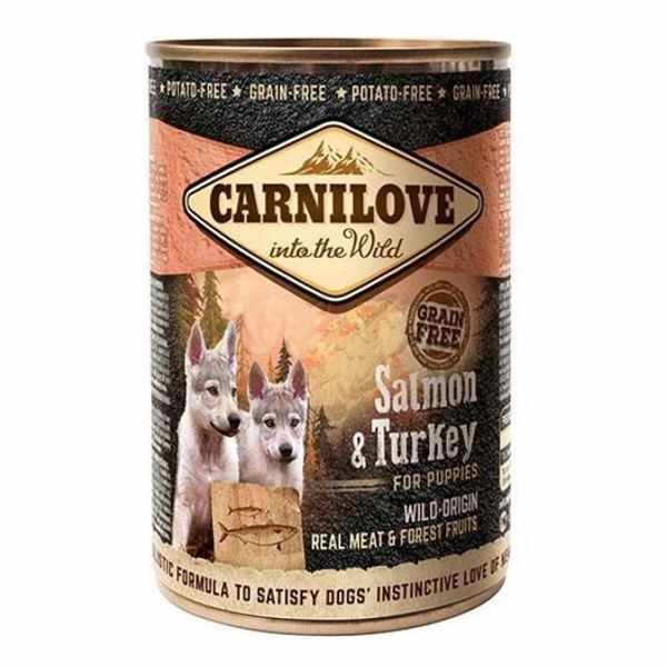 Carnilove Dog Wild Meat Salmon & Turkey For Puppies, 400 g