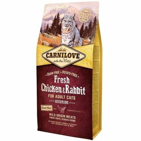 Carnilove Fresh Chicken & Rabbit For Adult Cats, 6 kg