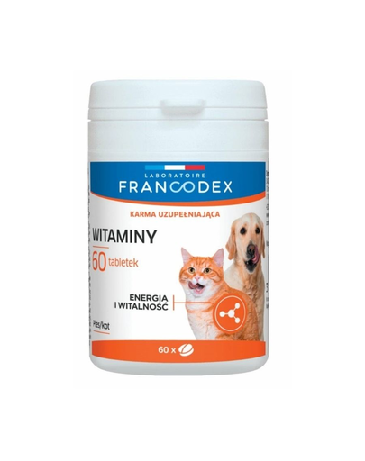 FRANCODEX Vitamine pentru câini și pisici 60 capsule