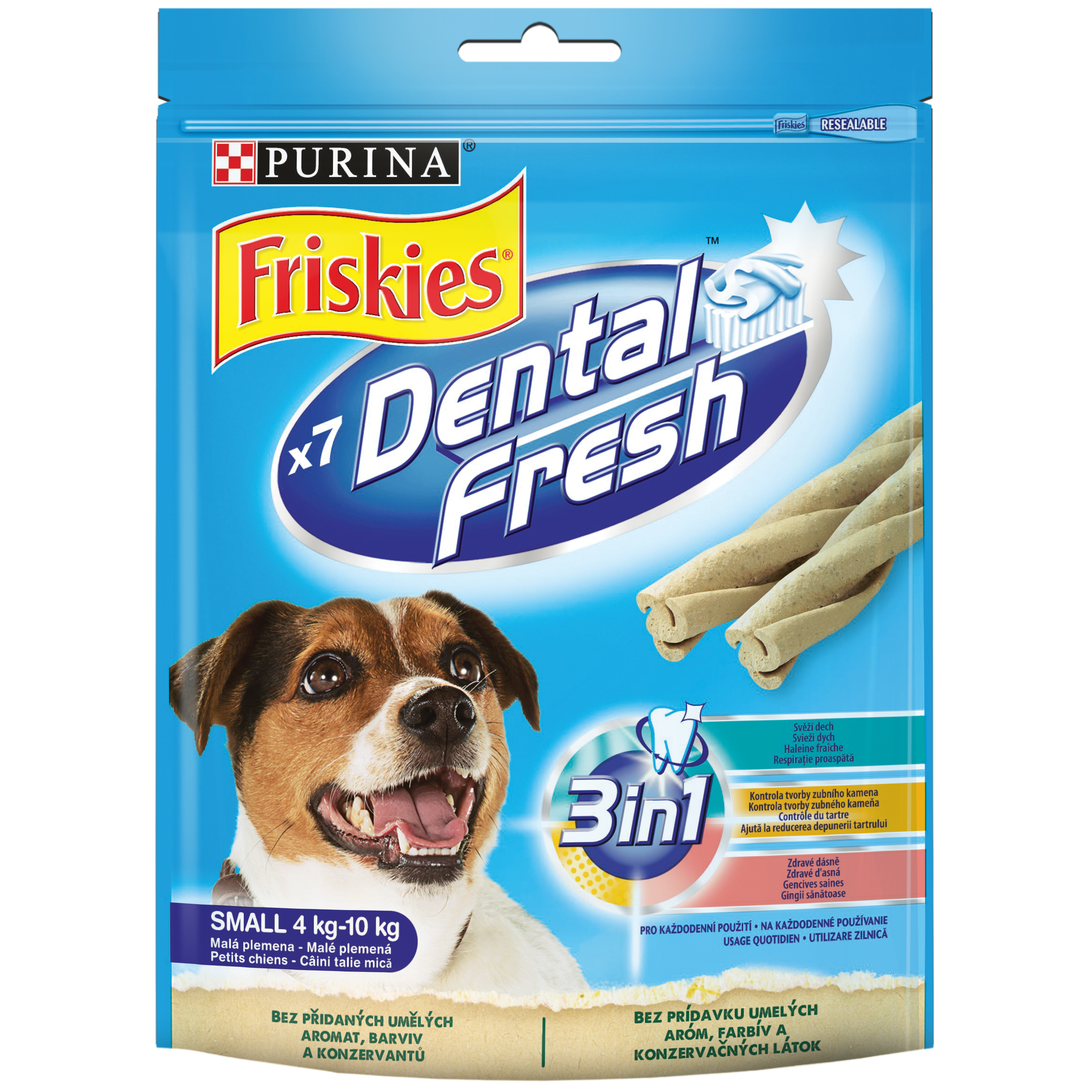 FRISKIES Dental Fresh pentru caini de talie mica, 110 g