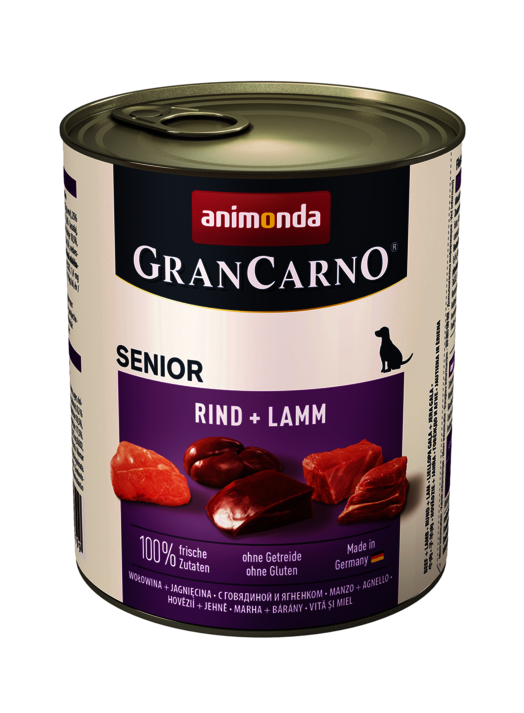 Hrana umeda caini, Grancarno Adult Dog Vita + Miel, 800 g