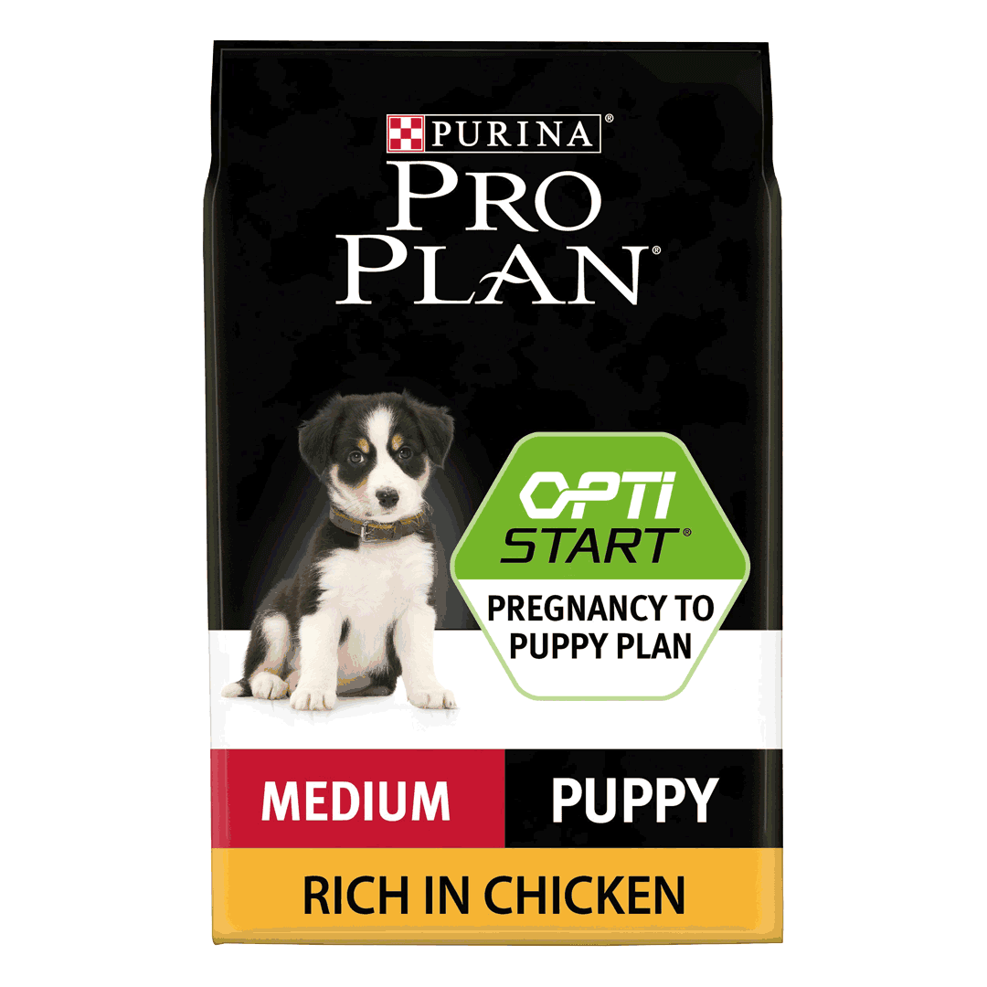 PRO PLAN Dog, Medium Puppy OPTISTART Chicken, 12 kg