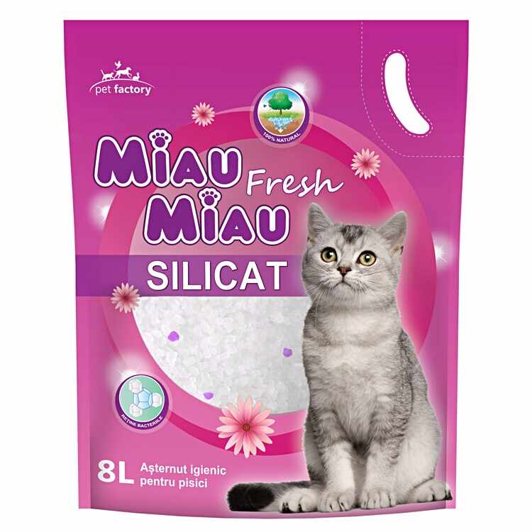 Asternut silicatic, Miau Miau, Fresh, 8l