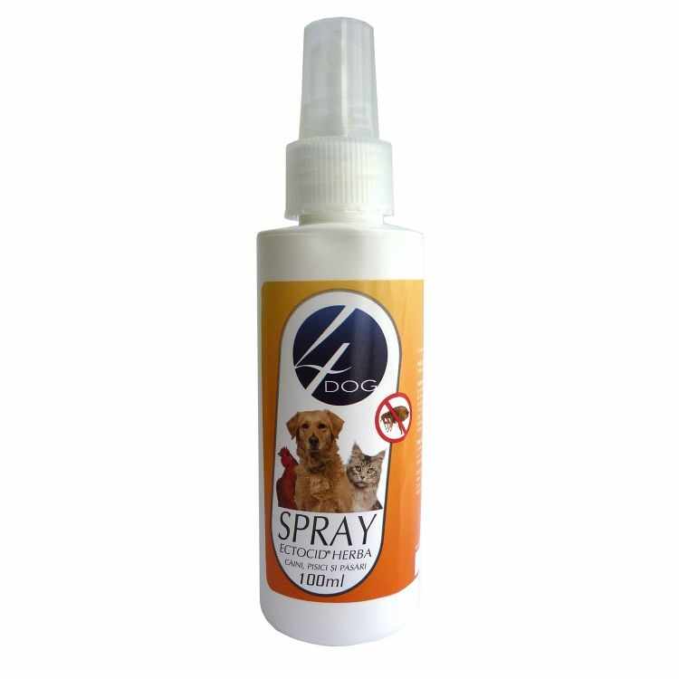 Spray antiparazitar caini, 4Dog, 100 ml