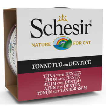 Schesir Cat Sea Specialities Conserva Ton si Dentex, 85 g