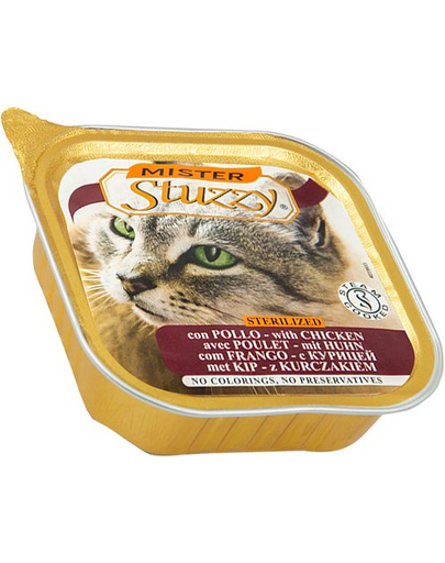 STUZZY Mister Cat hrană umedă pentru pisici sterilizate, cu pui 100 g
