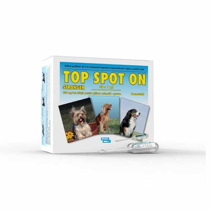 Top Spot-On Stronger for Dog, Bioveta, 1 ml x 50 pipete