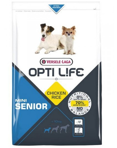 VERSELE-LAGA Senior Mini - cu pasăre pentru câini bătrâni de talie mică 2,5 kg
