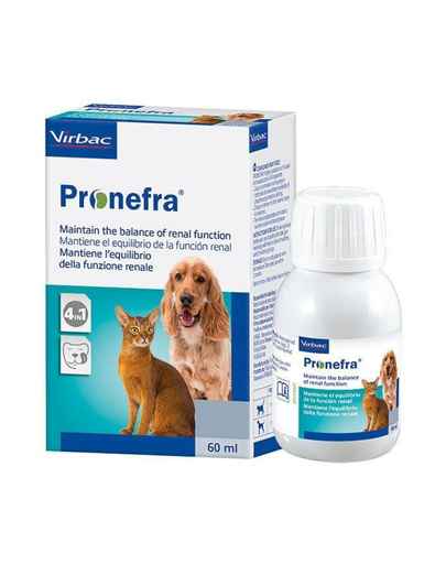 VIRBAC Pronefra Preparat oral pentru rinichi, pentru caini si pisici 60 ml