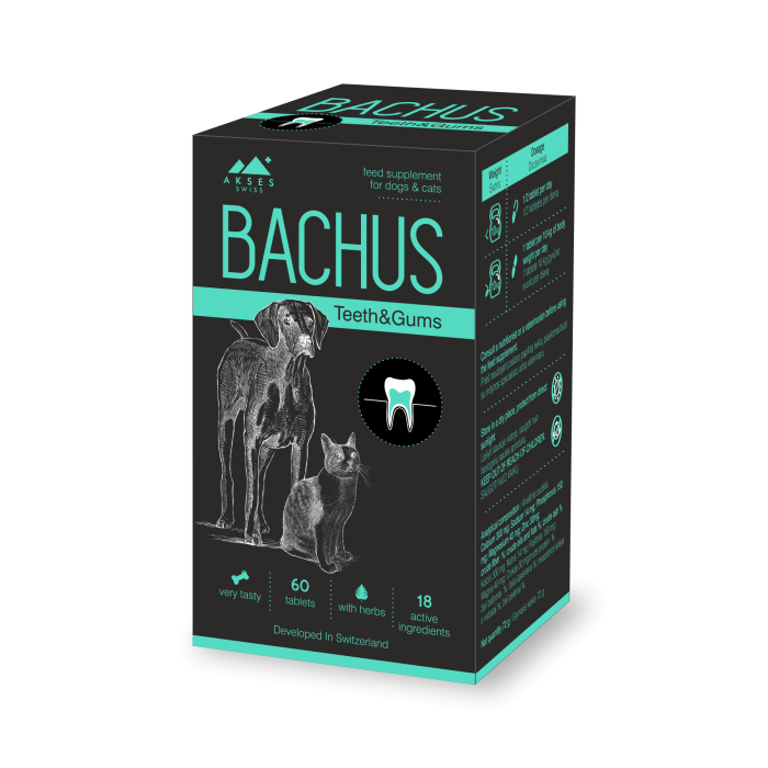 BACHUS Theeth & Gums, suplimente nutritive pentru caini si pisici