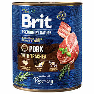 Brit Premium by Nature Pork with Trachea 800 g conserva