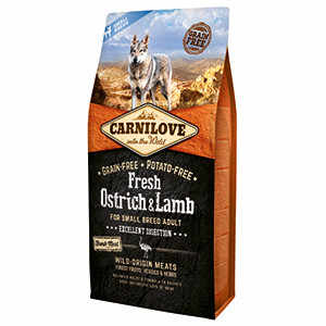 Carnilove Fresh Ostrich and Lamb for Small Breed Dogs 6 kg