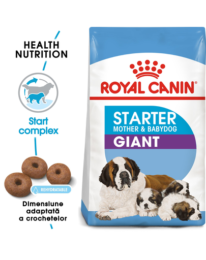 Royal Canin Giant Starter Mother & Babydog gestatie/ lactatie pui hrana uscata caine 30 kg (2 x 15 kg)