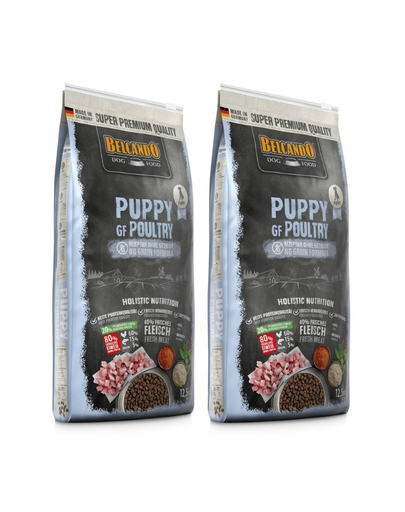 BELCANDO Finest Grain Free Puppy hrana uscata pentru pui, varsta 4 luni+ 8 kg (2x4 kg)