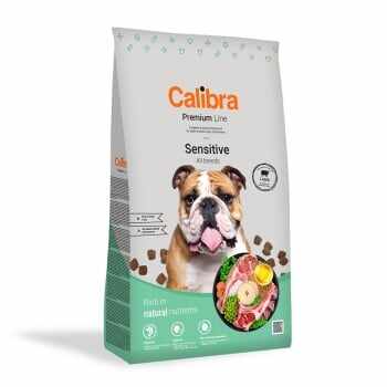CALIBRA Premium Line Sensitive, Miel, pachet economic hrană uscată câini, 12kg x 2