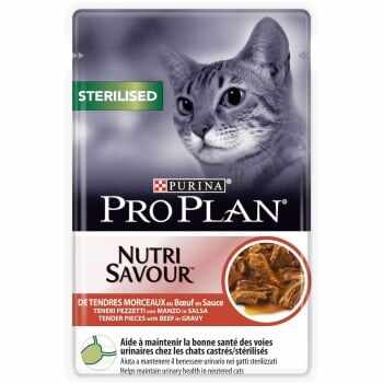 Pachet 24x Pro Plan Cat Sterilised Vita, 85g