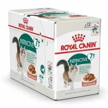Royal Canin Instinctive 7+, bax hrană umedă pisici, (în sos), 85g x 24