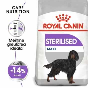 Royal Canin Maxi Sterilised Adult, pachet economic hrană uscată câini sterilizați, 9kg x 2