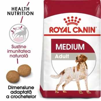 Royal Canin Medium Adult, pachet economic hrană uscată câini, 15kg x 2