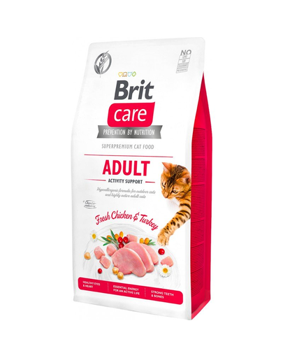 BRIT Care Cat Grain-Free Adult Activity Support hrana uscata pisici adulte cu nivel de activitate ridicat 400 g