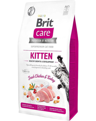 BRIT Care Cat Grain-Free Kitten Growth & Development hrana uscata pentru pui de pisica sau femele gestante 400 g