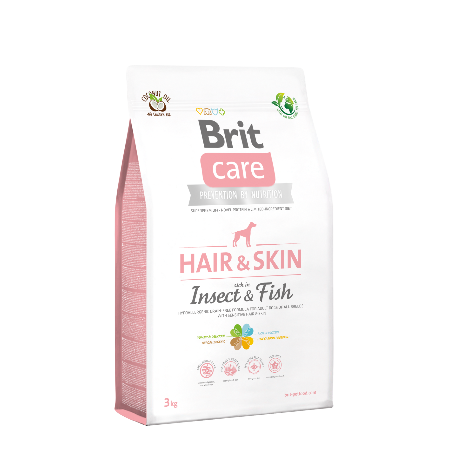 Brit Care Dog, Hair & Skin Insect & Fish, 3 kg