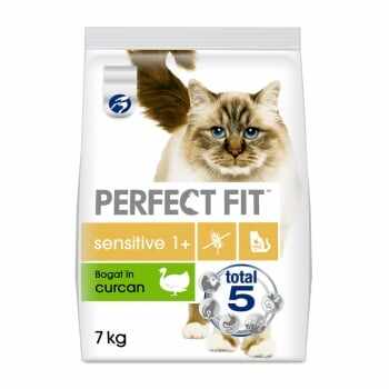 PERFECT FIT Cat Sensitive, Curcan, pachet economic hrană uscată pisici, sensibilitati digestive, 7kg x 2