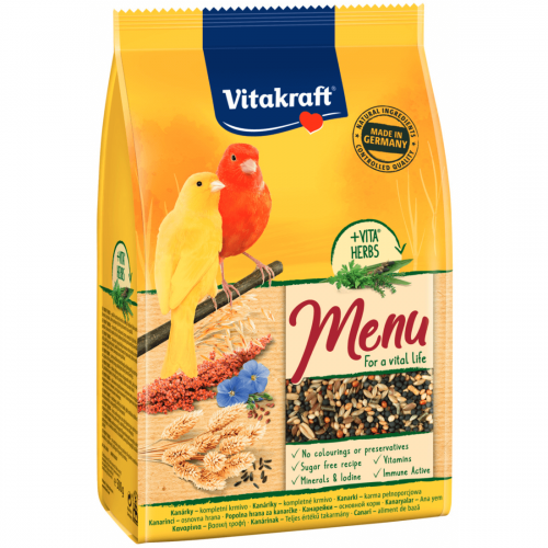 Hrana pentru canari, Vitakraft Premium Menu, 500 g
