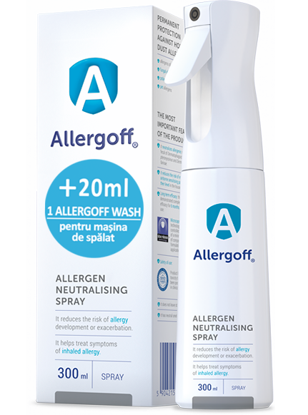 Allergoff, spray pentru neutralizarea alergenilor, 300 ml