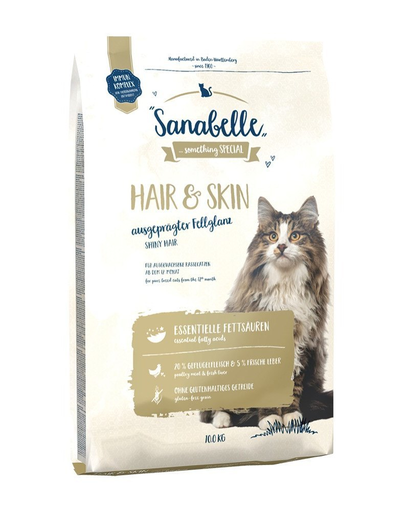 BOSCH Sanabelle Hrana uscata pentru pisici adulte, hair & skin 20 kg (2 x 10 kg)