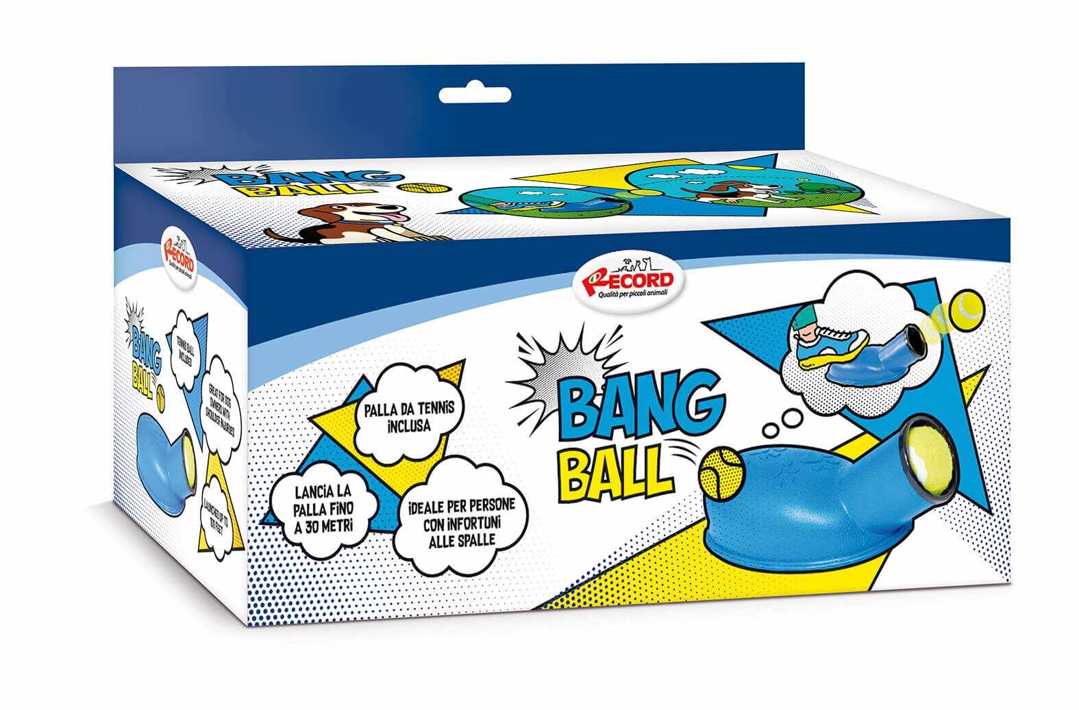 Jucarie interactiva lansator minge, Bang Ball