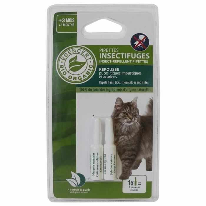 Pipeta insectifuga BIO, pisici, 2 x 0.6 ml